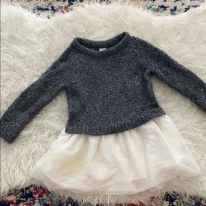 Gap Tulle Sweater Dress